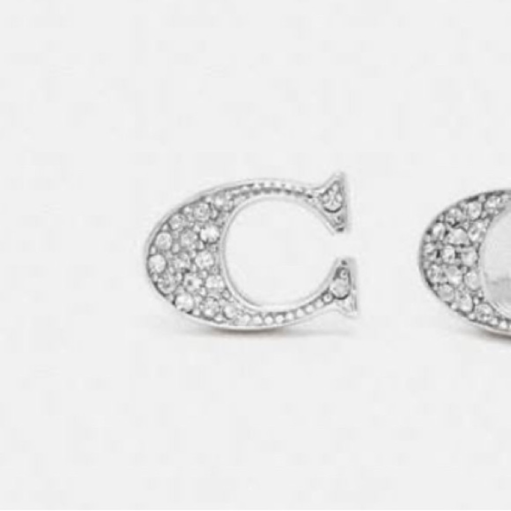 Coach brand new jewelry set. Necklace, earring and bracelet set. - Picture 8 of 11